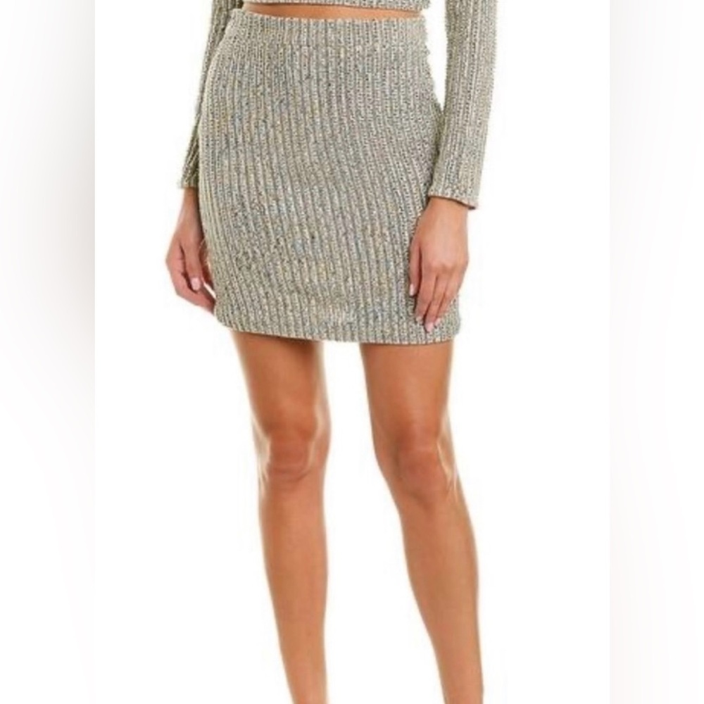 NBD Sailor Mini Sequined Skirt in size Medium